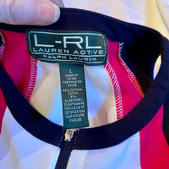 💥Lauren Ralph Lauren Active 1/2 Zip Sleeveless Top💥 NWOT - Picture 6 of 10